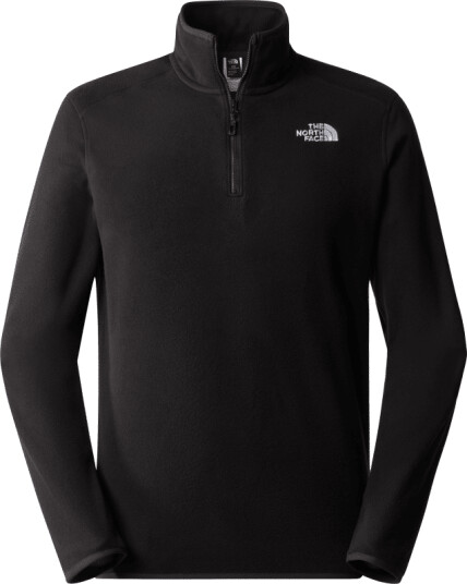 The North Face Men's 100 Glacier 1/4 Zip Fleece S , TNF Black