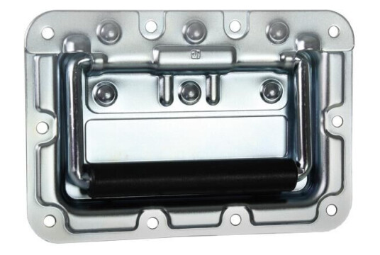 Adam Hall Large, Heavy Duty, Recessed Sprung Handle 9 Mm Deep With Rin Adam Hall Large, Heavy Duty, Recessed Sprung Handle 9 Mm Deep With Rin