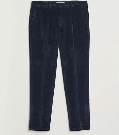 Briglia 1949 Easy Fit Corduroy Trousers Navy
