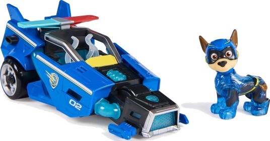Paw Patrol Chase Kjøretøy fra Filmen - Plast Politibil for Barn 3 År+