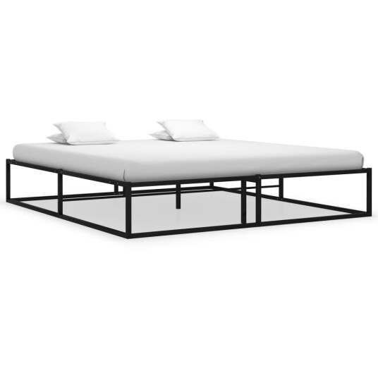 vidaXL Sengeramme svart metall 160x200 cm 8720286162583