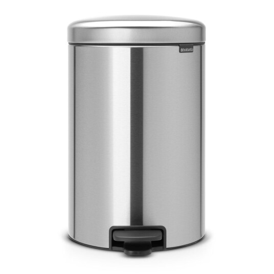 Brabantia New Icon pedalbøtte 20 liter matt steel Brabantia New Icon pedalbøtte 20 liter matt steel