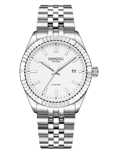 Dissing Dissing Date Silver 41 mm Dissing Dissing Date Silver 41 mm