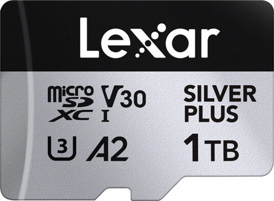 Lexar Professional Silver Plus MicroSD/SD   205MB/s   1TB