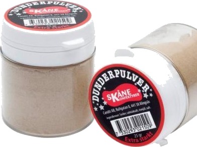 1 stk Skåne Dunderpulver / Hockeypulver Ekstra Sterkt 25 gram 1 stk Skåne Dunderpulver / Hockeypulver Ekstra Sterkt 25 gram
