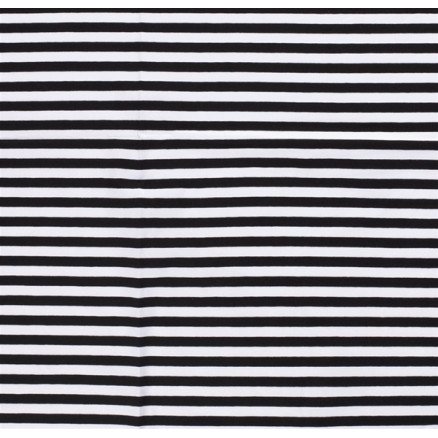 Balsløw Bomullsjersey Print Stoff 150cm 069 Striper 50cm