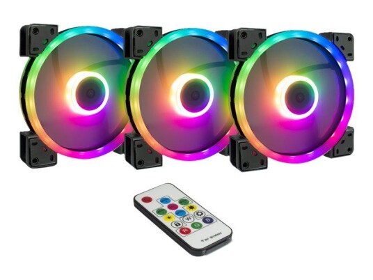 Inter-Tech Argus RS-14 140mm Kabinettvifte med LED-belysning Inter-Tech Argus RS-14 140mm Kabinettvifte med LED-belysning