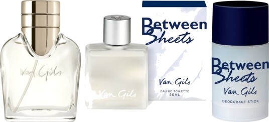 Van Gils Between Sheets Eau De Toilette 50ml + Deostick 75ml + Basic Instinct Eau De Toilette 40ml
