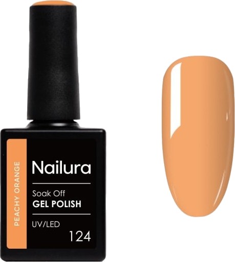 Nailura Gelpolish 124 – Peachy Orange – 10 ml
