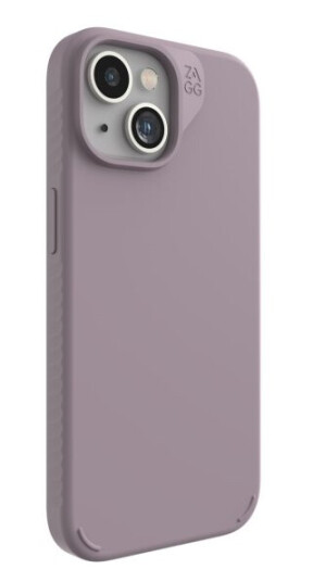 Zagg Manhattan Snap - Baksidedeksel For Mobiltelefon - Magsafe-Samsvar - Silikon - Lavendel - For Apple Iphone 13, 14, 15