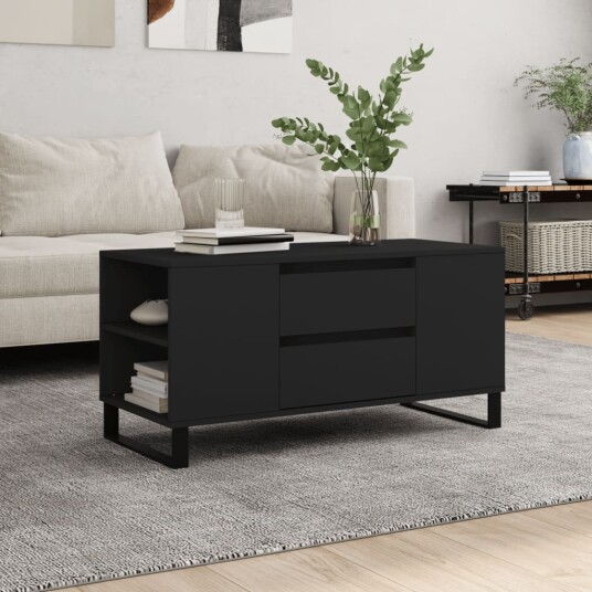 Salongbord svart 102x44,5x50 cm konstruert tre 8721012113169