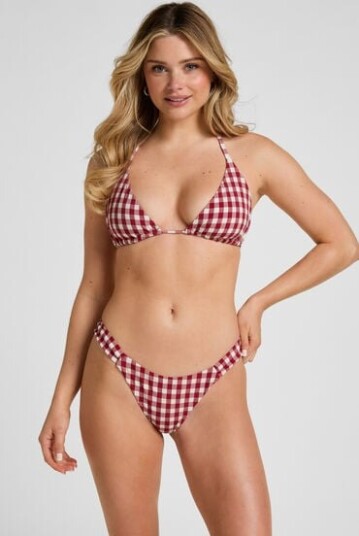 Hunkemöller Highleg Bikinibukse Amalfi Rød