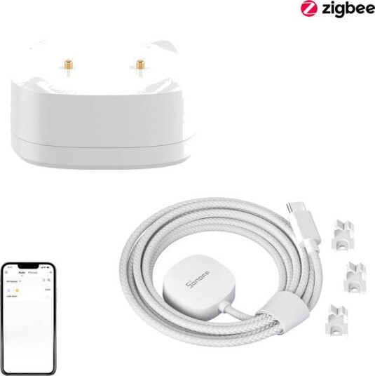 Sonoff SNZB-05P Vannlekkasjesensor Zigbee for Smart Home Sikkerhet