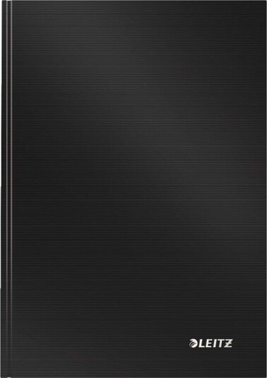 Leitz Notatbok Solid A5 Hard Linjert Sort Leitz Notatbok Solid A5 Hard Linjert Sort