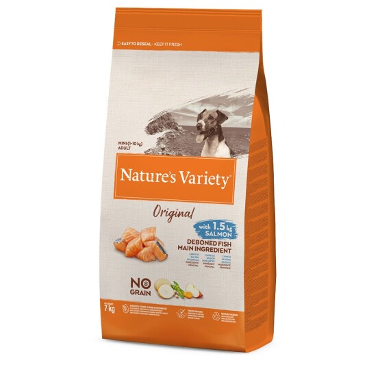Nature’S Variety Nature'S Variety Original No Grain Mini Adult Laks 7 kg