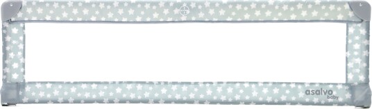 Asalvo - Bed Guard 150 cm - Grey Stars AV-18335 Asalvo - Bed Guard 150 cm - Grey Stars AV-18335