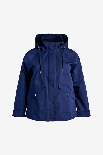 Zizzi   Jakke caPalma L/S Hood Jacket   Blå