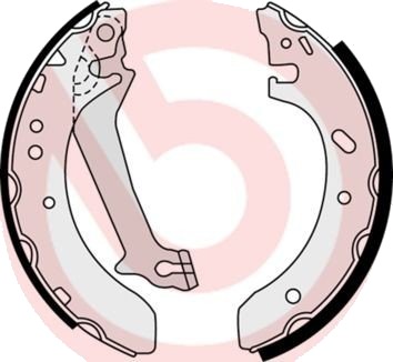 Bremsesko sett BREMBO S 23 578