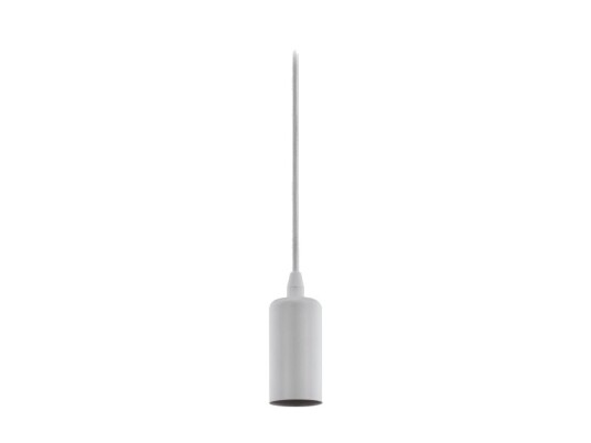 Eglo Oppheng Basic Hvit Med 3 Meter Tekstilledning