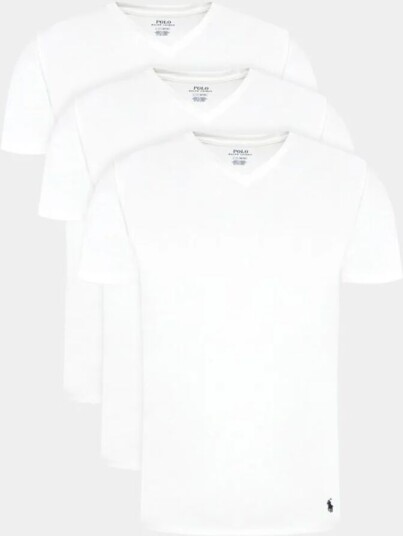 Ralph Lauren T-Skjorte 3pack Herre Hvit S Ralph Lauren T-Skjorte 3pack Herre Hvit S