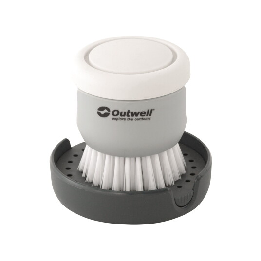 Outwell Kitson Brush W/Soap Dispenser Grey OneSize, Grey Outwell Kitson Brush W/Soap Dispenser Grey OneSize, Grey