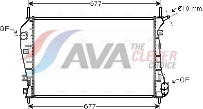 AVA COOLING SYSTEMS FDA2337 Radiator motorkjøling AVA COOLING SYSTEMS FDA2337 Radiator motorkjøling