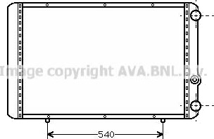 PRASCO RTA2155 Radiator motorkjøling