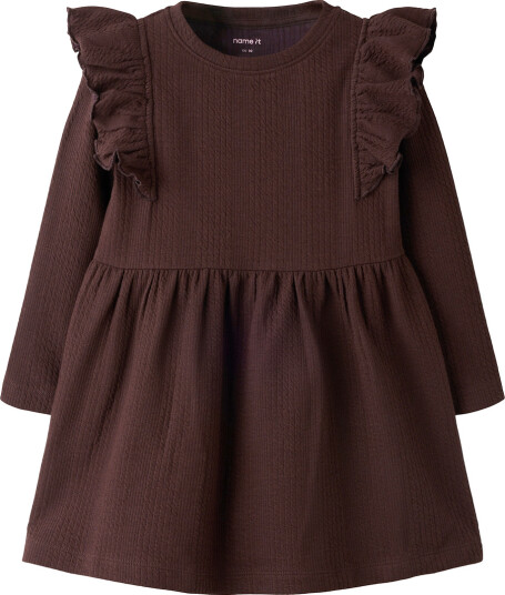 Name It Kjole NmfNole Chocolate Plum Name It 1½ år (86) Kjole Brun