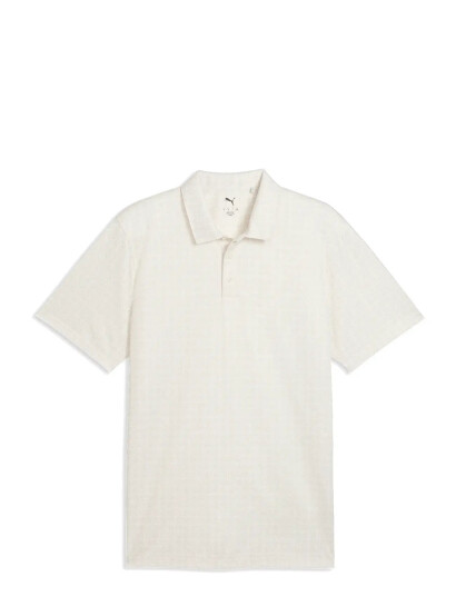PUMA Golf Pure 2.0 Geo Diamond Polo Cream S