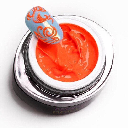 Brillbird Norge Designer gel   Neon orange