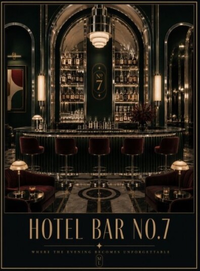 Plakat Hotel Bar Elegance