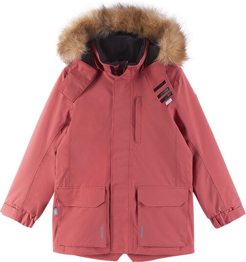 Reima Kids' Reimatec Winter Jacket Ajaton Red Clay 134 Reima Kids' Reimatec Winter Jacket Ajaton Red Clay 134