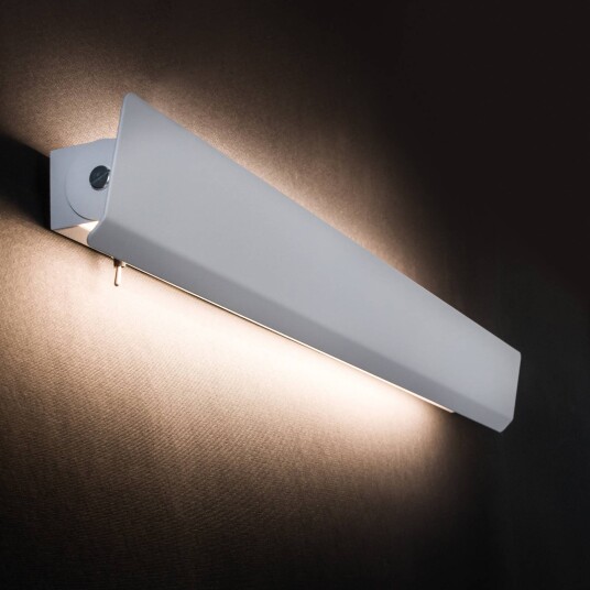 Euluna LED-vegglampe Wing med bryter, hvit
