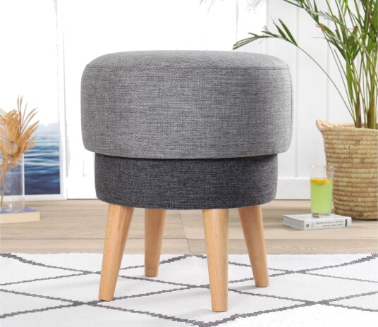 Giovas Sittepuff 47 cm Grå