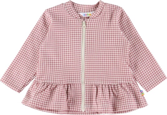 Joha Cardigan Mørkerosa m. Rute Joha 90 Cardigan Hvit