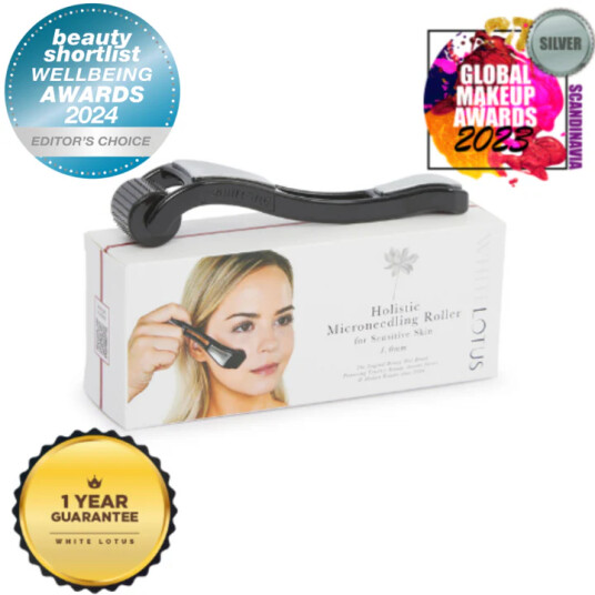 Dermaspa White Lotus Allergivennlig Dermaroller 1 mm Dermaspa White Lotus Allergivennlig Dermaroller 1 mm