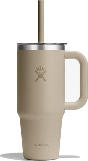 Hydro Flask 710 ml Travel Tumbler Clear Lid Oat Universal Hydro Flask 710 ml Travel Tumbler Clear Lid Oat Universal