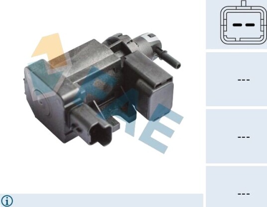 Trykkomformer, turbolader FAE 56018