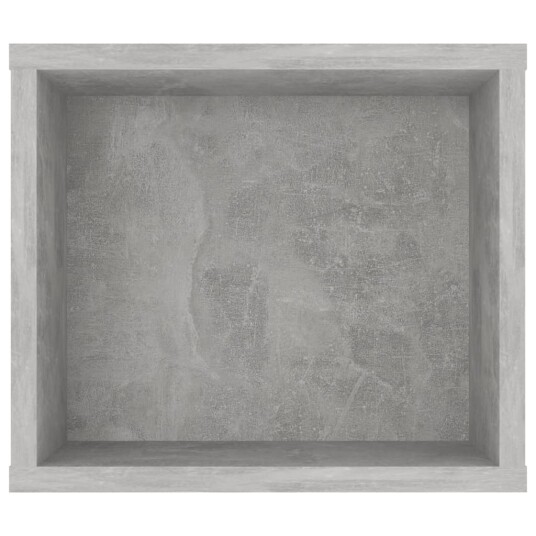 vidaXL Hengende TV-benk betonggrå 100x30x26,5 cm sponplate