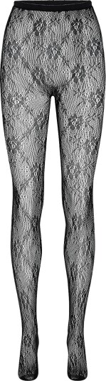 SUI AVA Lace Tights // 20D BLACK One Size SUI AVA Lace Tights // 20D BLACK One Size