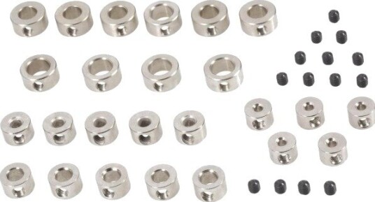 Modelcraft Justeringsring-/Shim-Sett (Passer Til Aksel: 2/3/4/5/6 Mm) 25 Deler Modelcraft Justeringsring-/Shim-Sett (Passer Til Aksel: 2/3/4/5/6 Mm) 25 Deler
