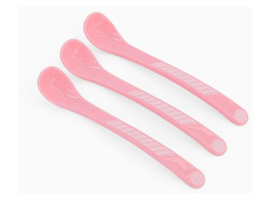 Twistshake Feeding Spoon Set 6+m Pastel Pink 3-pack Twistshake Feeding Spoon Set 6+m Pastel Pink 3-pack