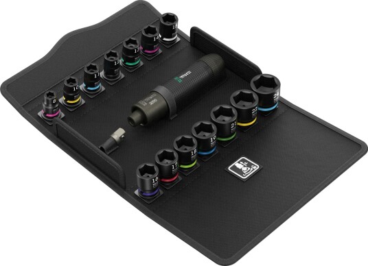 Wera Pipenøkkelsett 2090 Impaktor Sett 3/8" 16 Deler