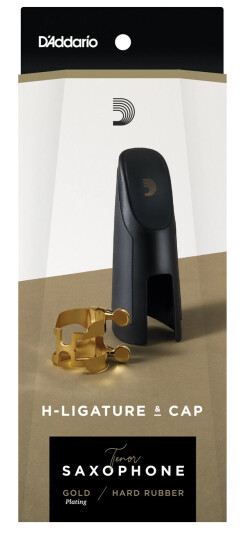 D'Addario Woodwinds D'Addario H-Ligature & Cap, Tenor Sax Hard Rubber Hts1g D'Addario Woodwinds D'Addario H-Ligature & Cap, Tenor Sax Hard Rubber Hts1g