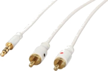Shiverpeaks Bs33983-W 3.5Mm Hankjønn 2 X Rca Hankjønn 1,5 M Hvit