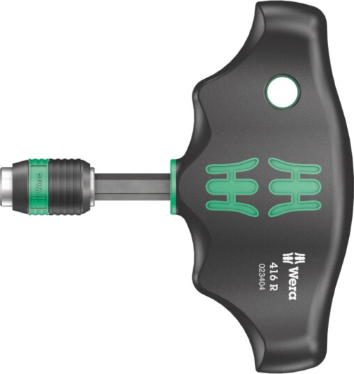 Wera 416 R T-håndtak bitsmejsel med Rapidaptor 89mm sekskantskrutrekker