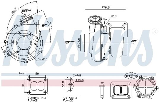 Turbolader NISSENS 93782 Turbolader NISSENS 93782