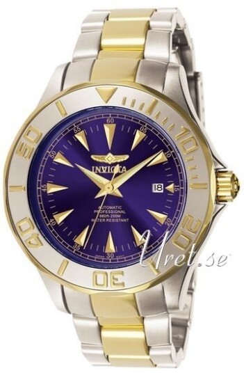 Invicta Herreklokke 7038 Pro Diver Blå/Gulltonet stål Ø47 mm Invicta Herreklokke 7038 Pro Diver Blå/Gulltonet stål Ø47 mm