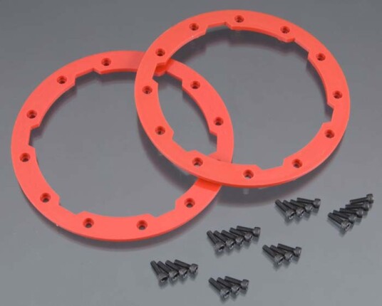 Traxxas 5667 Sidewall Protector Beadlock Style Red 2 Traxxas 5667 Sidewall Protector Beadlock Style Red 2