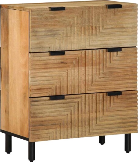 Skjenk brun 60x33x75 cm heltre mango 8721158448163